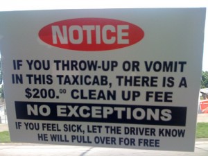 vomit surcharge