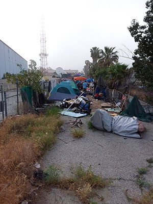 Homeless Encampment Devonshire District