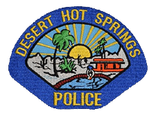 desert hot springs police patch