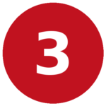 number 3 inside a red cicle