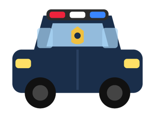icon of a police car