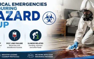Common Medical Emergencies Requiring Biohazard Cleanup